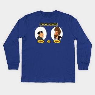 The Wet Bandits: Harry and Marv Kids Long Sleeve T-Shirt